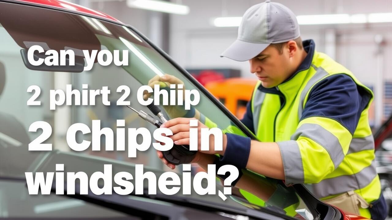 Can you repair 2 chips in windscreen?