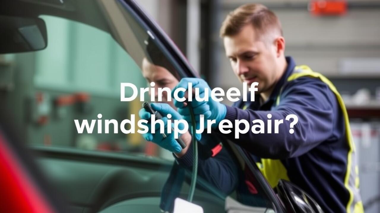 Do it yourself windscreen chip repair?