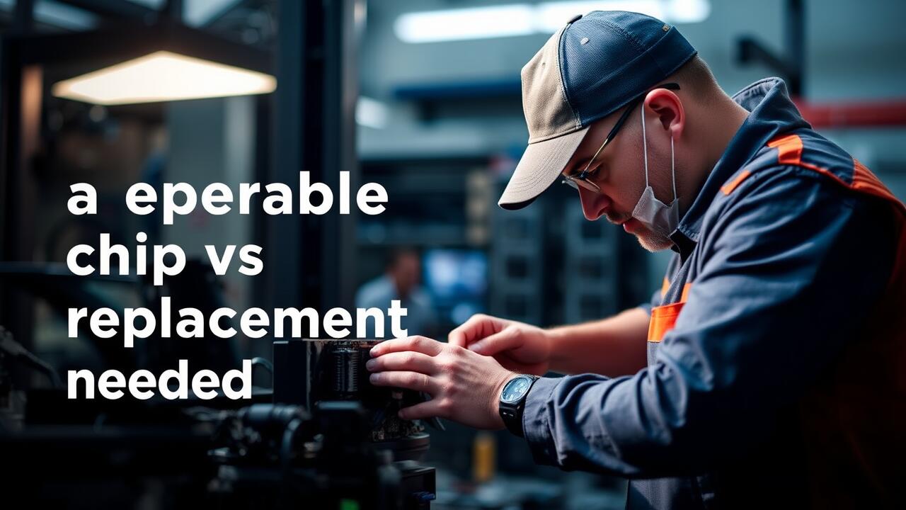 How to identify a repairable chip versus a replacement needed