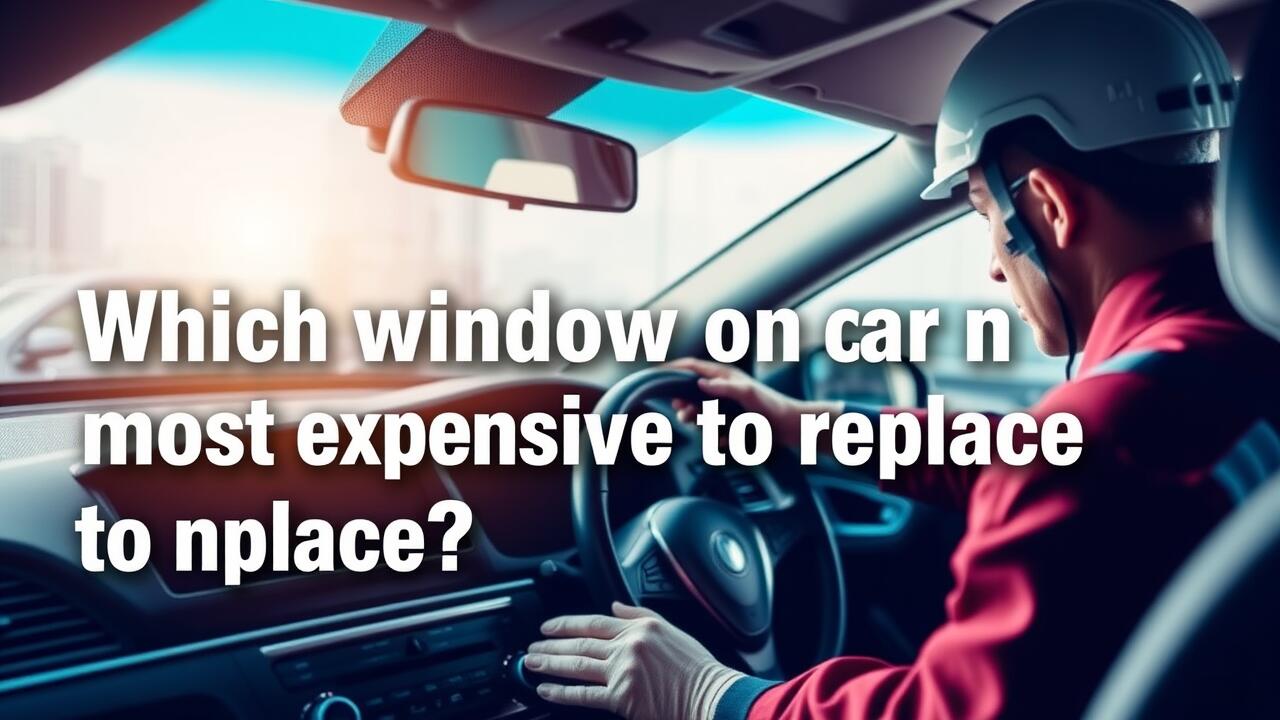 Which window on a car is most expensive to replace?